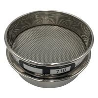 アズワン ステンレスふるい φ75×20mm 710μm 校正証明書(ISO9001)付 65-9392-98 1個（直送品）