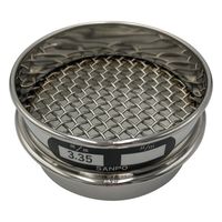 アズワン ステンレスふるい φ75×20mm 3.35mm 校正証明書(ISO9001)付 65-9392-89 1個（直送品）