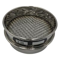 アズワン ステンレスふるい φ75×20mm 2.36mm 校正証明書(ISO9001)付 65-9392-91 1個（直送品）