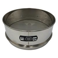 アズワン ステンレスふるい φ300×100mm 600μm 校正証明書(ISO9001)付 65-9393-52 1個（直送品）