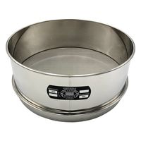 アズワン ステンレスふるい φ300×100mm 300μm 校正証明書(ISO9001)付 65-9393-56 1個（直送品）