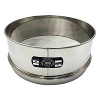 アズワン ステンレスふるい φ300×100mm 106μm 校正証明書(ISO9001)付 65-9393-62 1個（直送品）