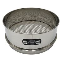 アズワン ステンレスふるい φ300×100mm 8.0mm 校正証明書(ISO9001)付 65-9393-37 1個（直送品）