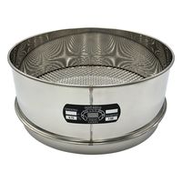 アズワン ステンレスふるい φ300×100mm 4.75mm 校正証明書(ISO9001)付 65-9393-40 1個（直送品）