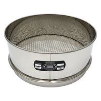 アズワン ステンレスふるい φ300×100mm 6.7mm 校正証明書(ISO9001)付 65-9393-38 1個（直送品）