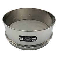 アズワン ステンレスふるい φ300×100mm 710μm 校正証明書(ISO9001)付 65-9393-51 1個（直送品）