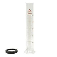 アズワン メスシリンダー500mL(硬化ガラス)JCSS校正証明書付 6-231-10-24 1個（直送品）