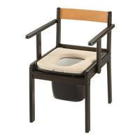 リッチェル 軽~いトイレ(木製きらく)やわらか便座 7-4317-02 1台（直送品）