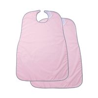 特殊衣料 食事前掛 2枚組 ピンク 1031 1組(2枚) 8-4705-11（直送品）