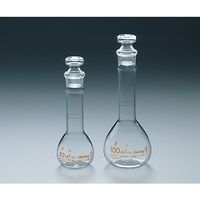 アズワン 短型メスフラスコ 白 250ml 1本入 JCSS校正証明書付 CL24-4-1 1本 61-0101-05-24（直送品）