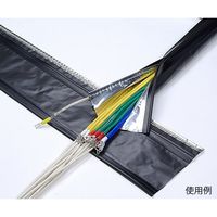 興和化成 ノイズプロテクトチューブ スライドロックタイプ ブラック KSLA-30 25M 1巻 62-3840-36（直送品）