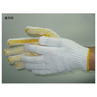 富士手袋工業 ボツ軍手 (7ゲージ) 白 フリー (12双組×10袋) 1480 1ケース(120双) 62-9223-72（直送品）