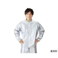 帝健 炉前遮熱アルミ作業上着 AWW1L 1枚 63-7318-05（直送品）