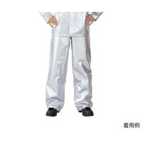 帝健 炉前遮熱アルミ作業ズボン AWW2LL 1枚 63-7318-09（直送品）