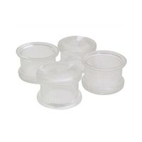 ツチノ クリアー 脚キャップ 丸型 36mm 51-145 1パック 64-6524-88（直送品）