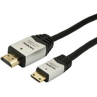 ホーリック ハイスピードHDMIミニケーブル タイプCオスータイプAオス
