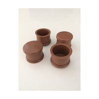 ツチノ 脚キャップ 茶丸 28mm 51-008 1パック 64-6524-34（直送品）