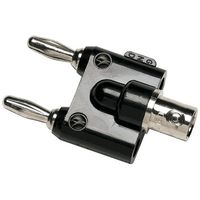 テクトロニクス&フルーク BNC(メス)ーダブル・バナナ・プラグ BP880 1個 64-7719-41（直送品）