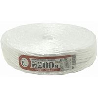 紺屋商事 PP荷造りヨリロープ 6mm×200m 720020 1巻 64-9607-62（直送品）