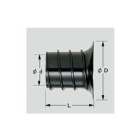東拓工業 TACレックス ベルマウス 61mm T-BM50 1個 64-9691-83（直送品）