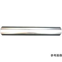 山脇産業 ストレートパイプ (スチール製)ユニクロメッキ(白)仕上げ 1メートル 111.1mm 03-114 1本 64-9728-97（直送品）