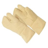 帝健 テクノーラ(R)耐熱耐切創手袋(3本指ミトン) 30cm EGT1 1双 65-1693-06（直送品）