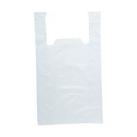 紺屋商事 レジ袋乳白 東60西50号350(500)×600 ケース販売(100枚×10袋入り) 723160 1ケース(1000枚)（直送品）