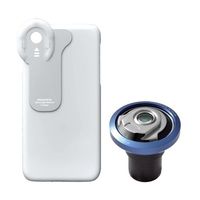 マイクロネット 顕微鏡用iPhone取付アダプター インターレンズ(iPhoneXR用ケース付き) MR-6i-XRcase 1セット（直送品）