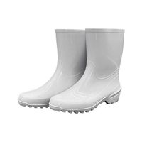 アサヒシューズ ハイゼクト紳士 長靴 K100 裏無 WH 25cm KG31051 1足 67-8167-58（直送品）