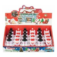 アズワン トコトコ サンタ&スノーマン 24個 67-8944-66 1セット(24個)（直送品）