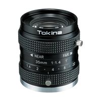 ケンコー・トキナー 1インチ対応高解像度CCTVレンズ 35mm KCM-3514UMP5 1個 67-8947-59（直送品）