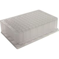 CRS ピュアパス ガラスコートPP 96ウェルプレート 1000μL 丸型 10個入 455002 1セット(10個)（直送品）