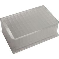 CRS ピュアパス ガラスコートPP 96ウェルプレート 2000μL 角型 10個入 455006 1セット(10個)（直送品）