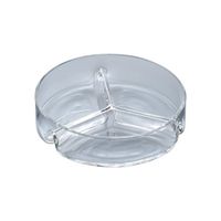 アズワン 分画シャーレ 蓋付 3分画 67-9284-93 1式（直送品）
