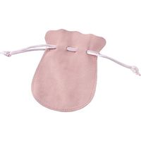 アズワン ジュエリーポーチ ラウンド ピンク 20枚 68-0316-82 1セット(20枚)（直送品）