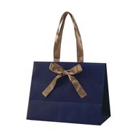 アズワン 手提げ紙袋 ノブレス ネイビー M 100枚 68-0317-14 1セット(100枚)（直送品）