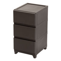 JEJアステージ　壁付デコニーシーヴォ3段　ダークブラウン　　1台