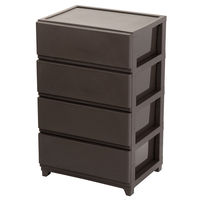 JEJアステージ　デコニーシーヴォワイド4段　ダークブラウン　　1台