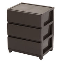 JEJアステージ　デコニーシーヴォワイド3段　ダークブラウン　　1台