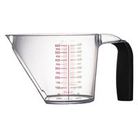 貝印 計量カップ 600ml 斜め 目盛り付き 日本製 DH8128 1個