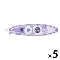 トンボ鉛筆 修正テープモノエアーペンタイプ ラベンダー CT-PAX5C91 1セット(1個×5)