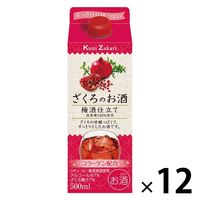 國盛 ざくろのお酒 梅酒仕立て パック　500ml 1セット（1本×12） 中埜酒造　リキュール