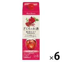 國盛 ざくろのお酒 梅酒仕立て パック　1L 1セット（1本×6） 中埜酒造　リキュール