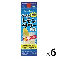 國盛 今夜の生搾りレモンサワーの素 パック 1.8L 1セット（1本×6） 中埜酒造 リキュール 割り材　業務用　大容量