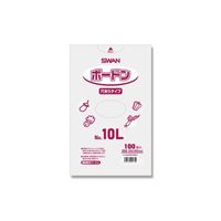 シモジマ スワン ボードンパック #20ー10L 穴あり プラマーク入り 100枚入 006763241 1パック(100枚)（直送品）