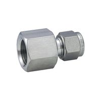 フローバル チューブ継手 メスコネクタ ミリサイズ CFC4M-2R 1個 64-6467-89（直送品）