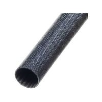 LINKMAN シリコンガラスチューブ(φ8mm×1m巻)黒 LI-SFGT-8-K 1本 67-0391-76（直送品）