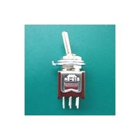 ミヤマ電器 トグルスイッチ ONーON MS610F 1個 64-6188-82（直送品）