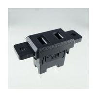 サトーパーツ パネル取付ACソケット(黒) S-250-B 1個 64-5853-40（直送品）