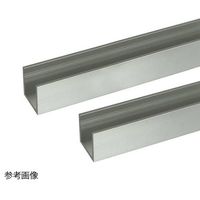 ハイロジック アルミチャンネル 2m 2.4×30×30mm シルバー 2本組 62-4882-64 1組(2本)（直送品）